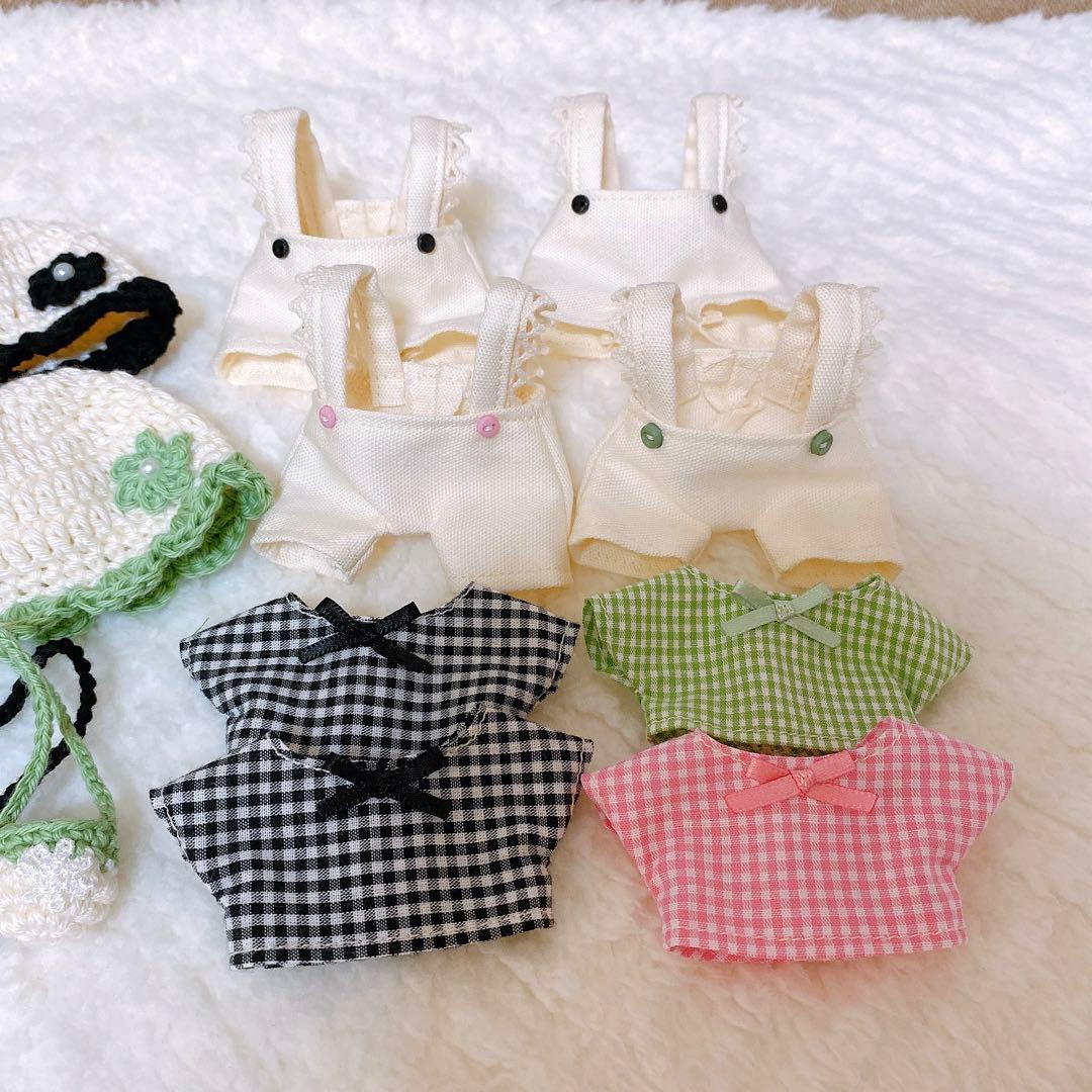 いちご/すのチル服4点セット×4[チェック]黒2・緑・ピンク