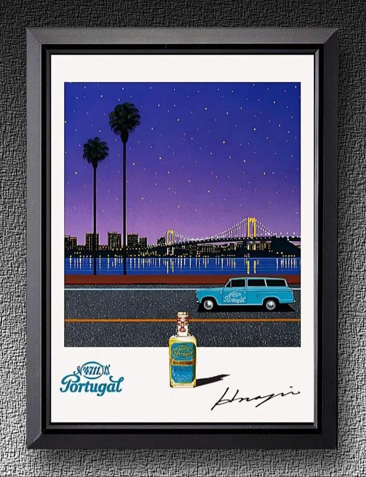 永井博・鈴木英人・わたせせいぞうPortugal【A4ポスター額装付５点セット】