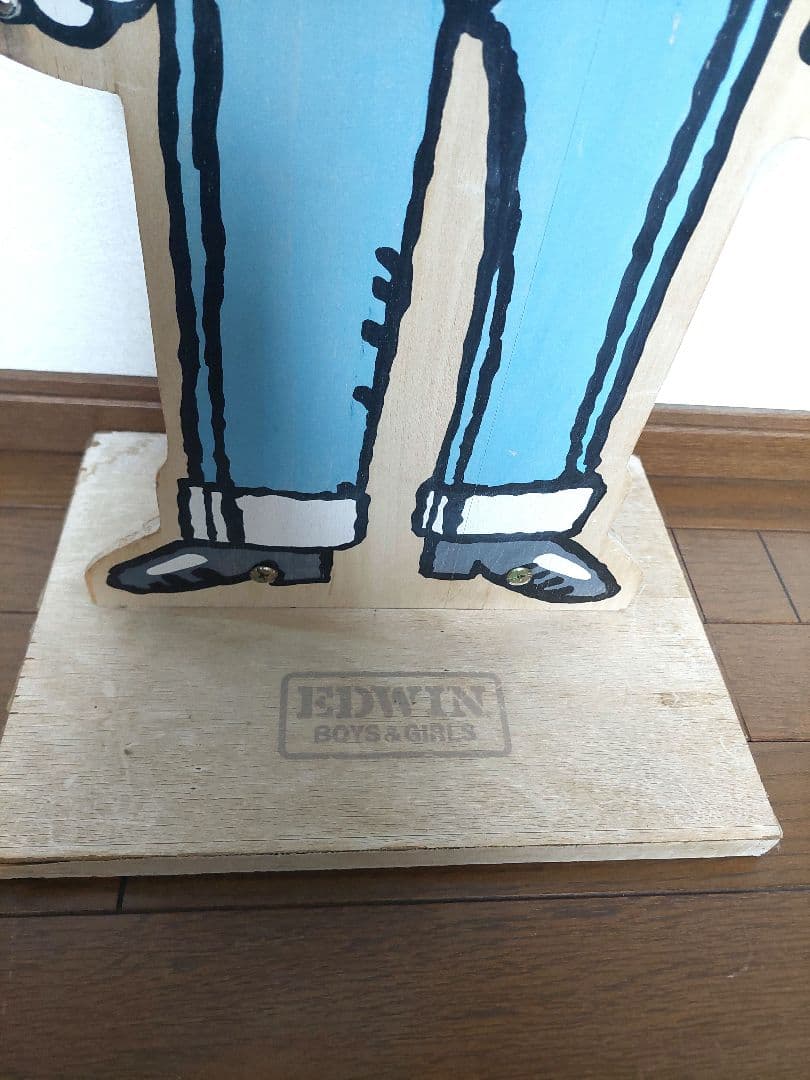 エドウィン【EDWIN 】BOYS &GIRLS 木製看板　90.5㎝　激レア