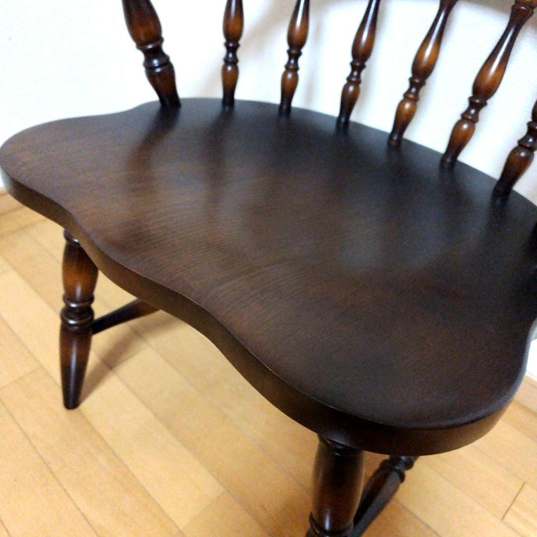 ◯飛騨産業 肘付ダイニングチェア【キツツキマーク】 - メルカリ