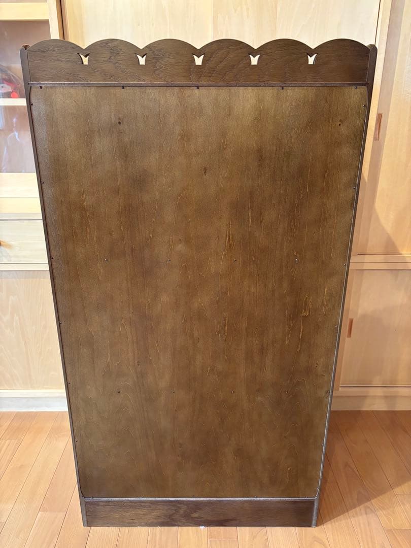 【極美品】ウッドギャラリー樹 Alice ガラスキャビネット 飾り棚