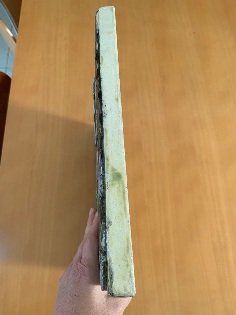 リサラーソン Kvinna med fagelbur 女性と鳥かご　陶板