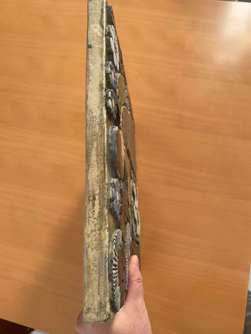 リサラーソン Kvinna med fagelbur 女性と鳥かご　陶板