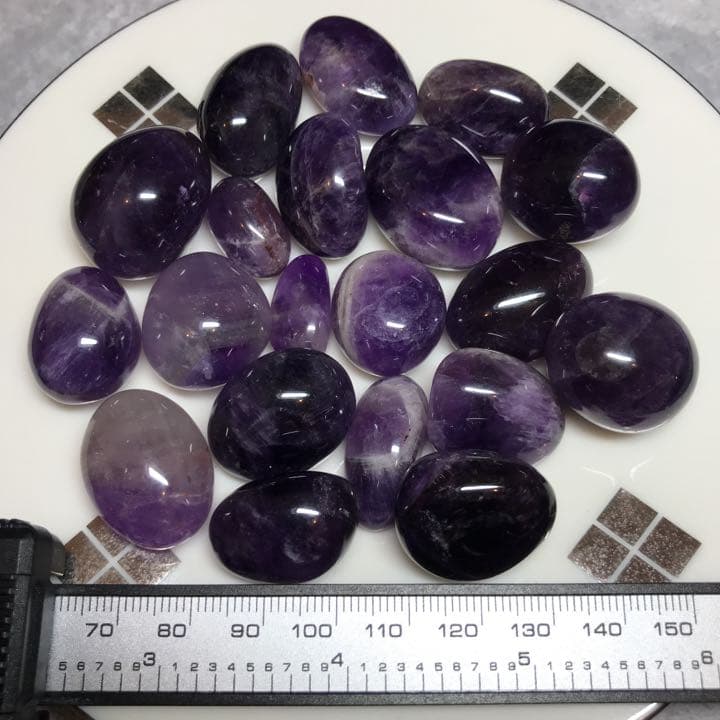 200g★特選NEW★愛の守護石♡【アメジスト『紫水晶』タンブル】❤️