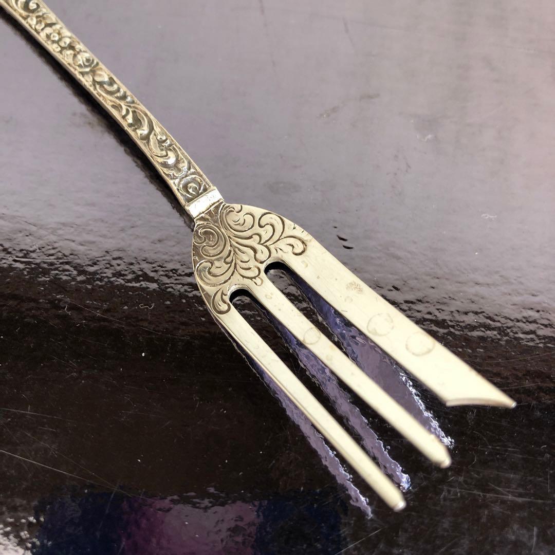 クリストフウィドマン　シルバー925 フォーク6客セット　中世の音楽家　純銀