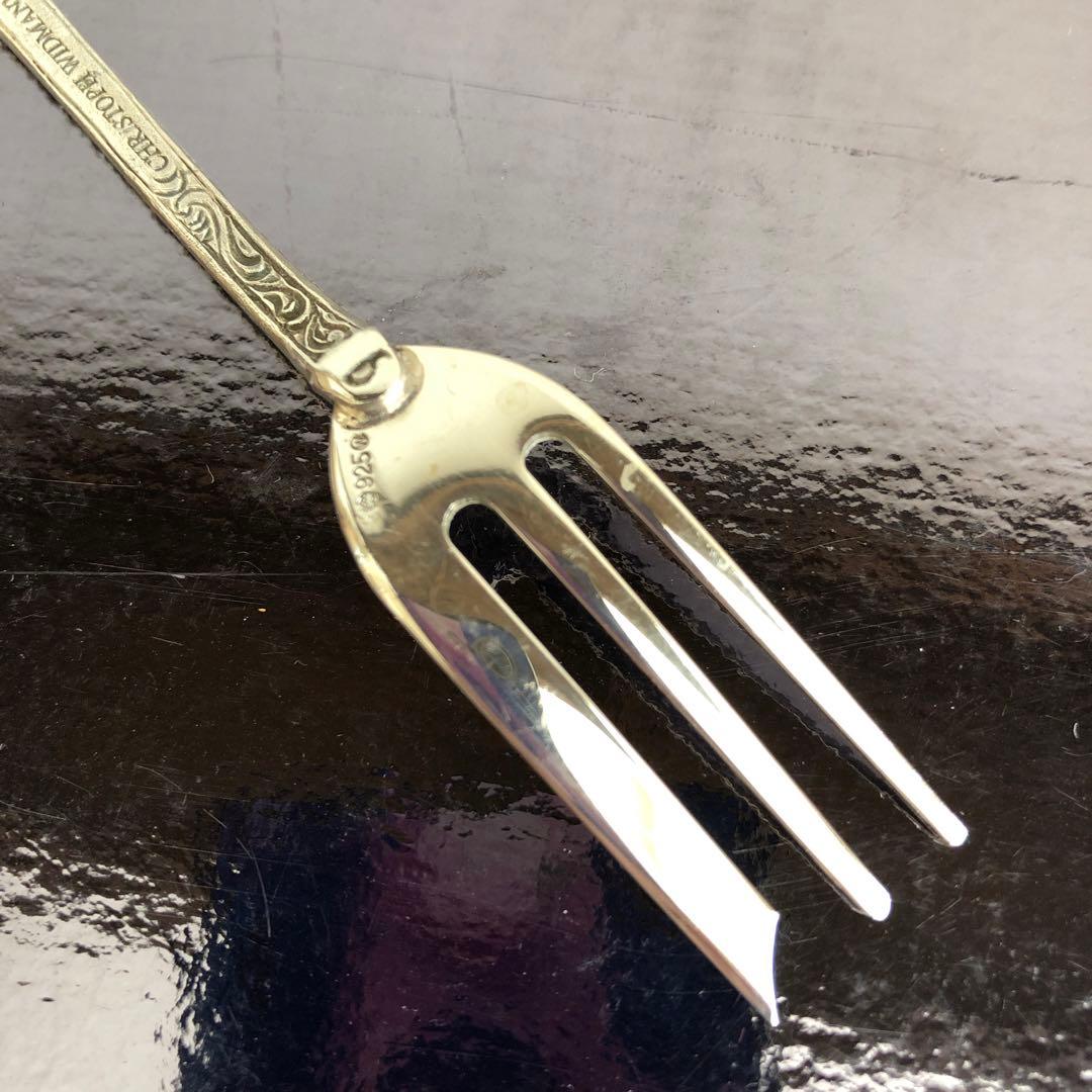 クリストフウィドマン　シルバー925 フォーク6客セット　中世の音楽家　純銀