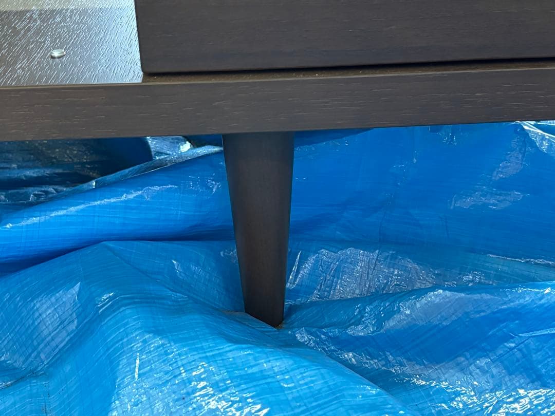 手渡し可 美品 カンディハウス テレビボード エクリプス ガラス棚付 ブラウン