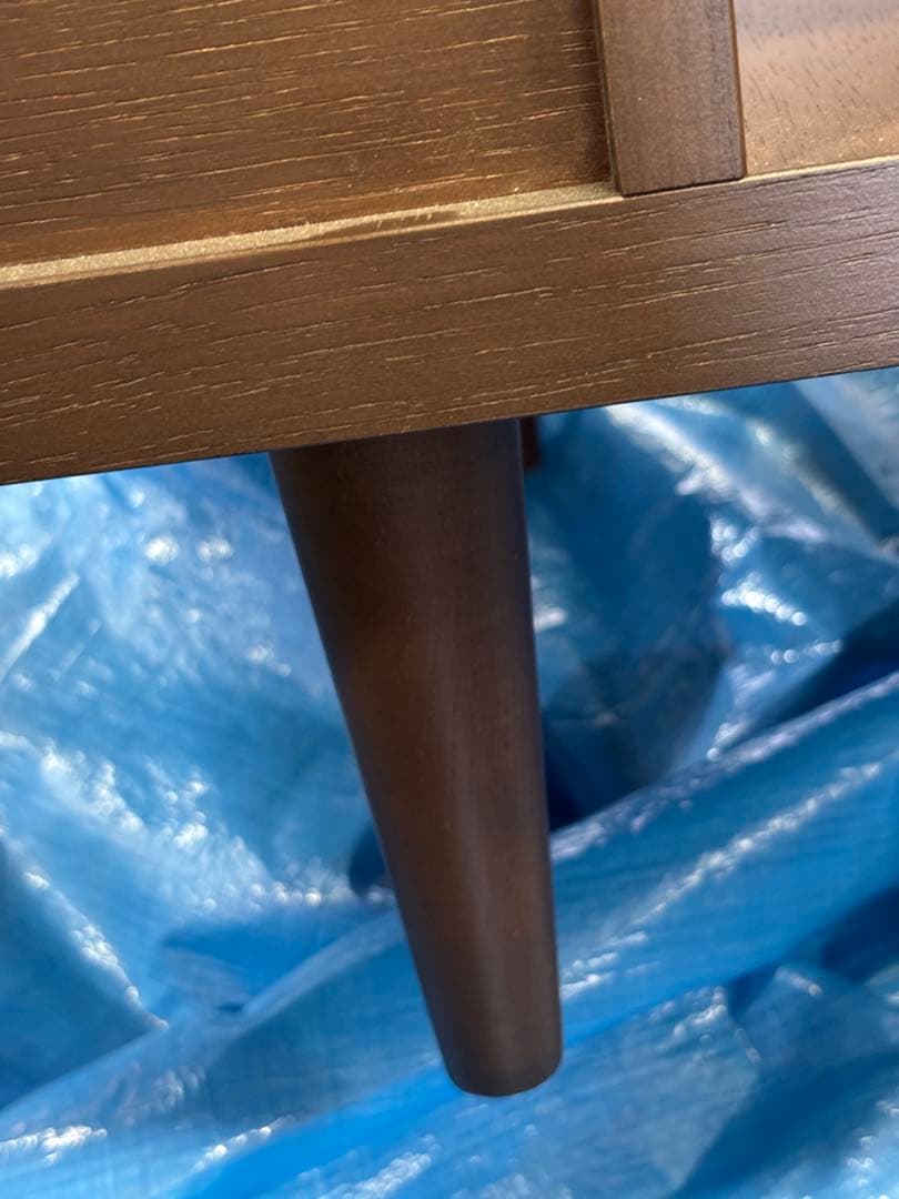 手渡し可 美品 カンディハウス テレビボード エクリプス ガラス棚付 ブラウン