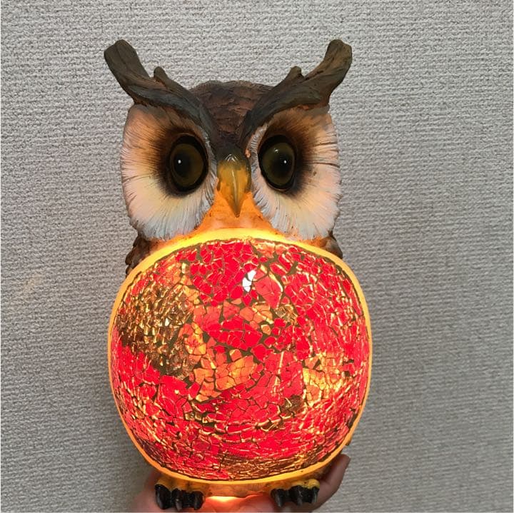 フクロウ　照明