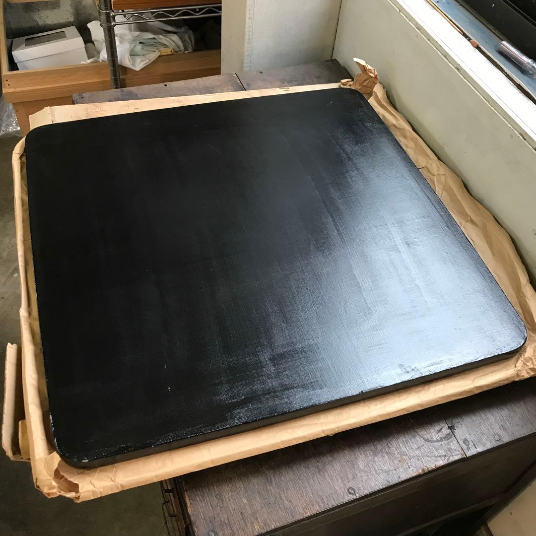 美品 螺鈿津軽塗り 天然木 漆塗り 炬燵板 こたつ 天板 61cm 伝統工芸