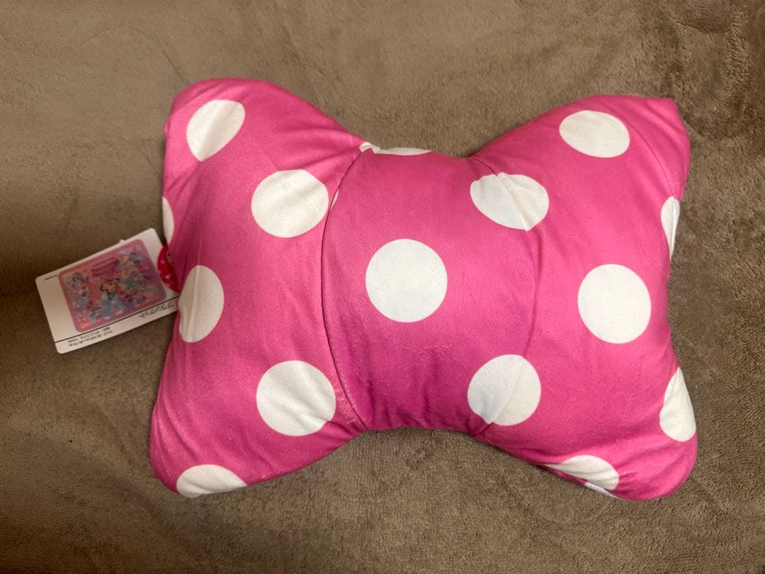 【新品】ミニーのファンダーランドポータブルクッション ブランケット2点セット