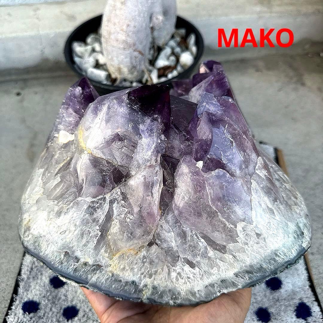 M1749☆アメジストクラスター12.4Kg☆天然石　原石☆N50602