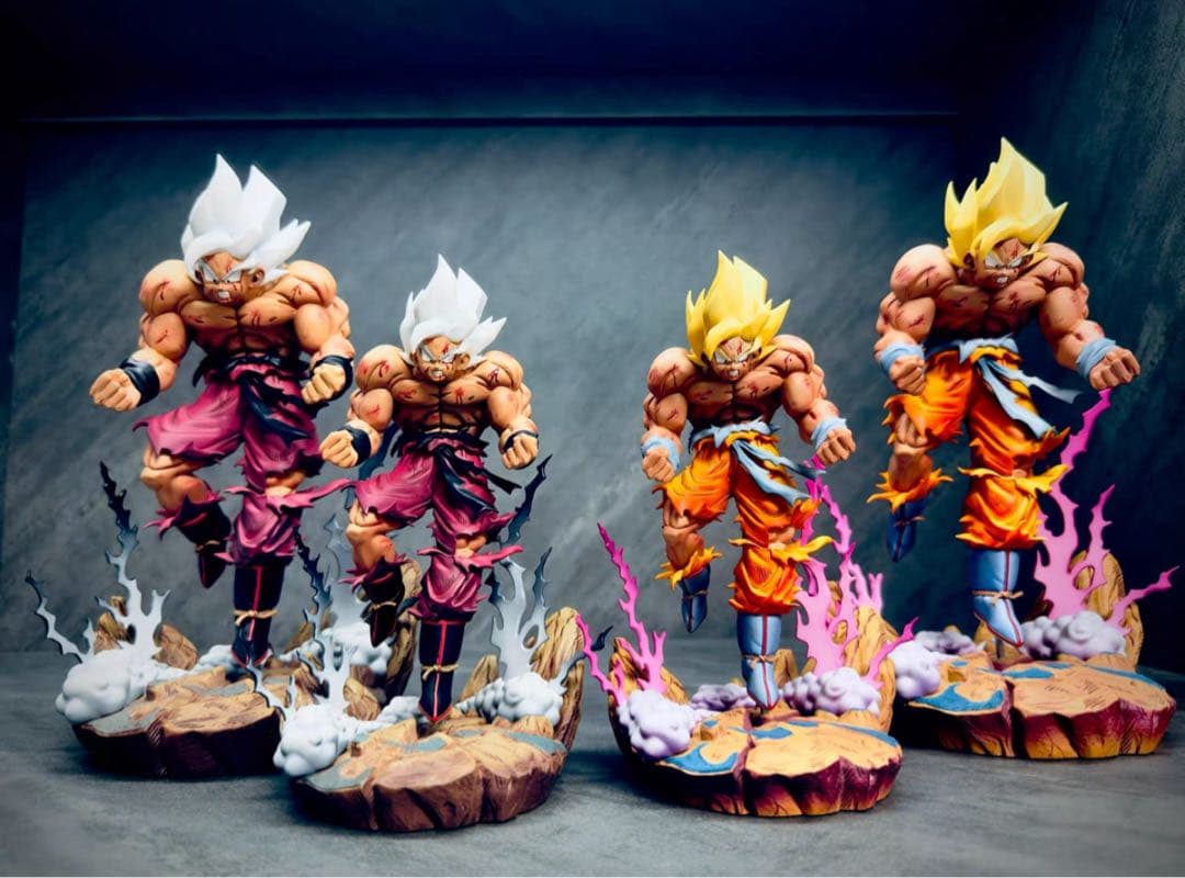 ワンピース 悟空 サイヤ人 ガレージキット リキャスト フィギュア 完成