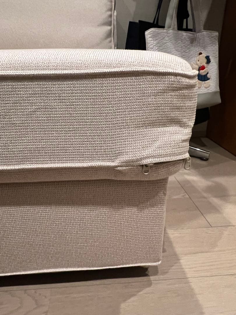 KIVIK シーヴィク 1人掛けソファベッド, トレースンド ライトベージュ