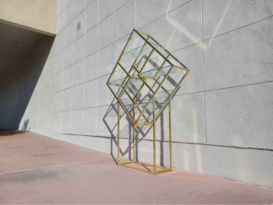 Hollywood regency ミッドセンチュリー　シェルフ　ビンテージ