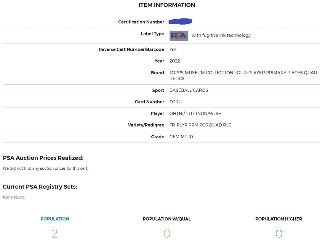 OHTANI/TROUT/RENDON/WALSH RELICS - メルカリ