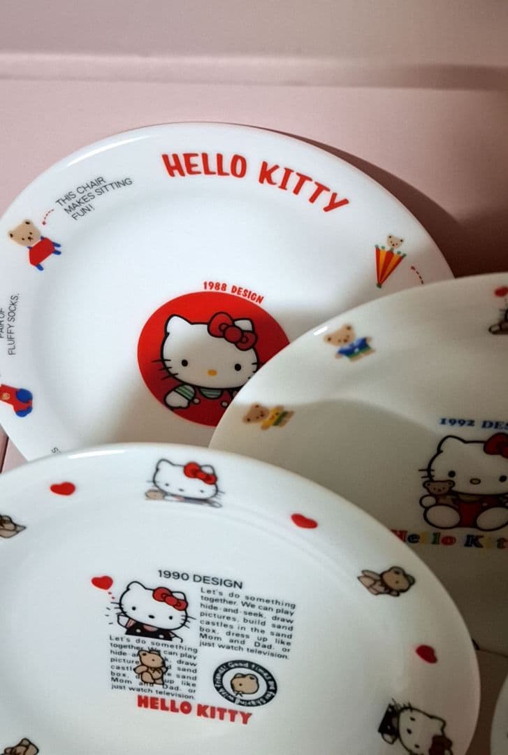 希少レア】25th 25周年 ハローキティ ケーキ皿&カップ 10点セット