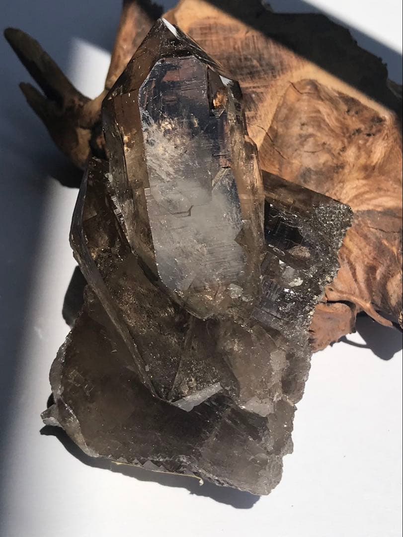 ガウリシャンカール　スモーキークォーツ クラスター