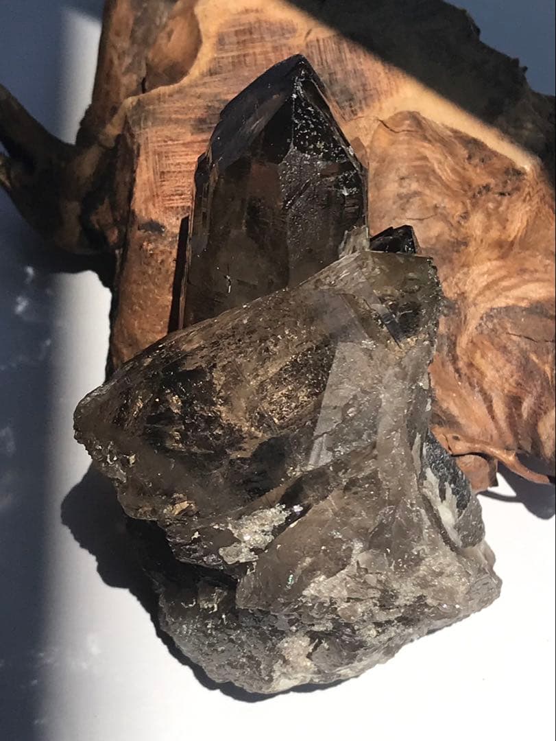 ガウリシャンカール　スモーキークォーツ クラスター