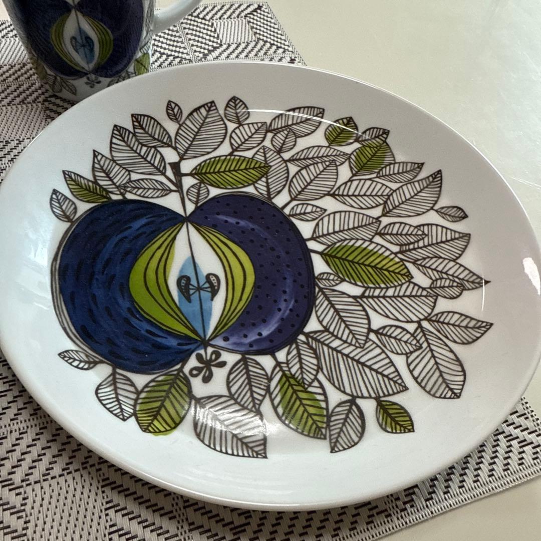 新品　ロールストランド　エデンEden マグカップ、大プレート　ペアセット