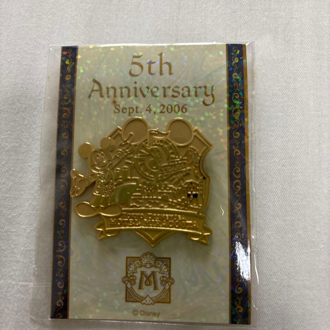 非売品 ホテルミラコスタ アニバーサリー記念ピンバッチ 5個セット