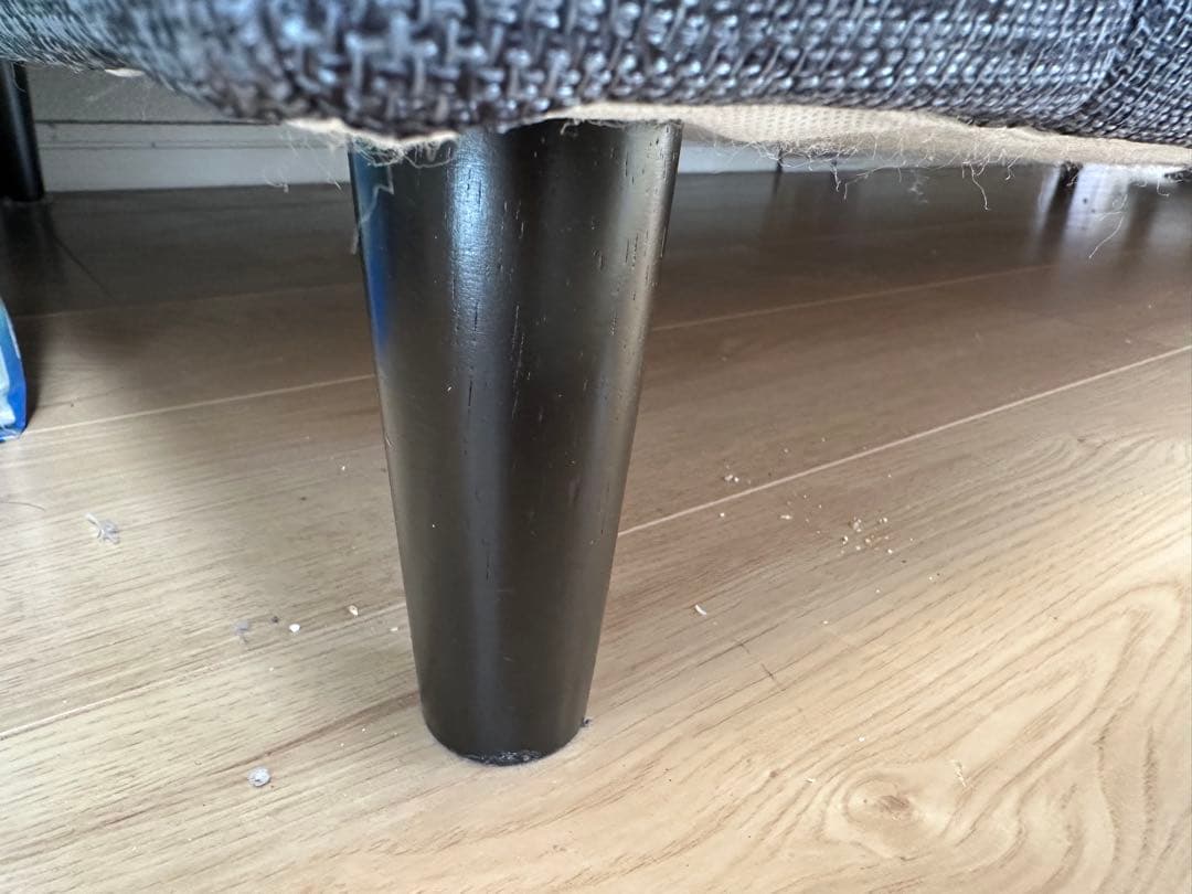 【kazukiyoページ】ニトリ　布張りカウチソファ