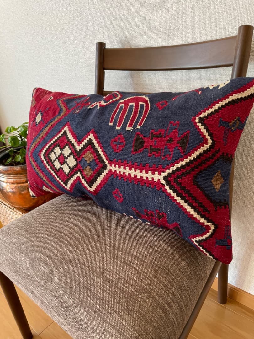 オールドキリムクッションカバー