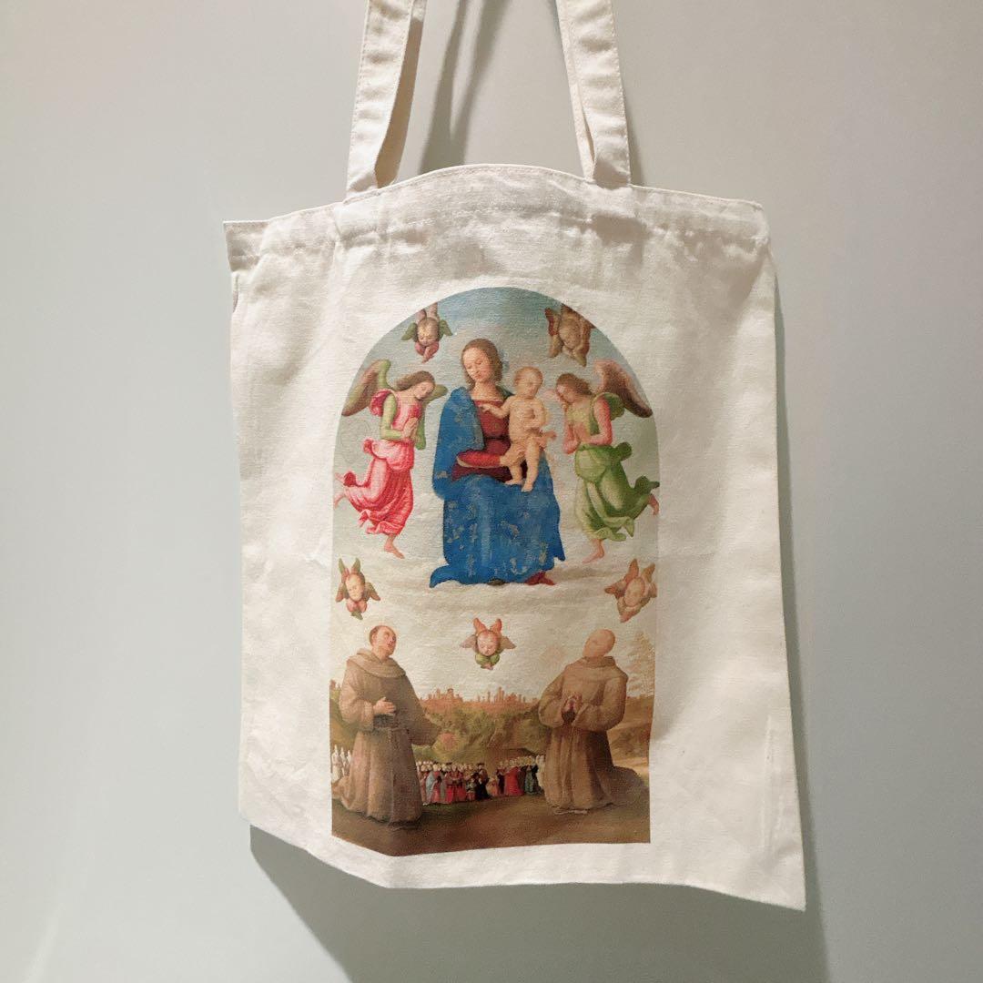 天空のアトラス イタリア館の至宝 ペルジーノ 正義の旗 トートバッグ