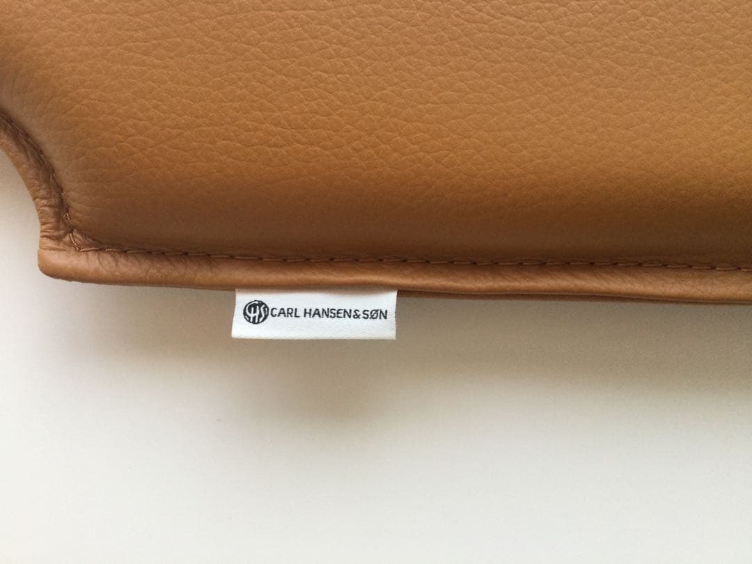 カールハンセンアンドサンCH24 Yチェア専用クッション(キャメル色)2点セット