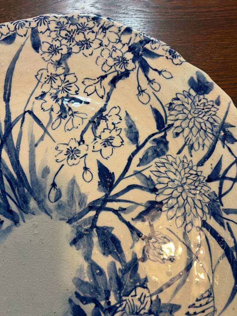 信楽　壺九郎大皿　42㎝×52㎝