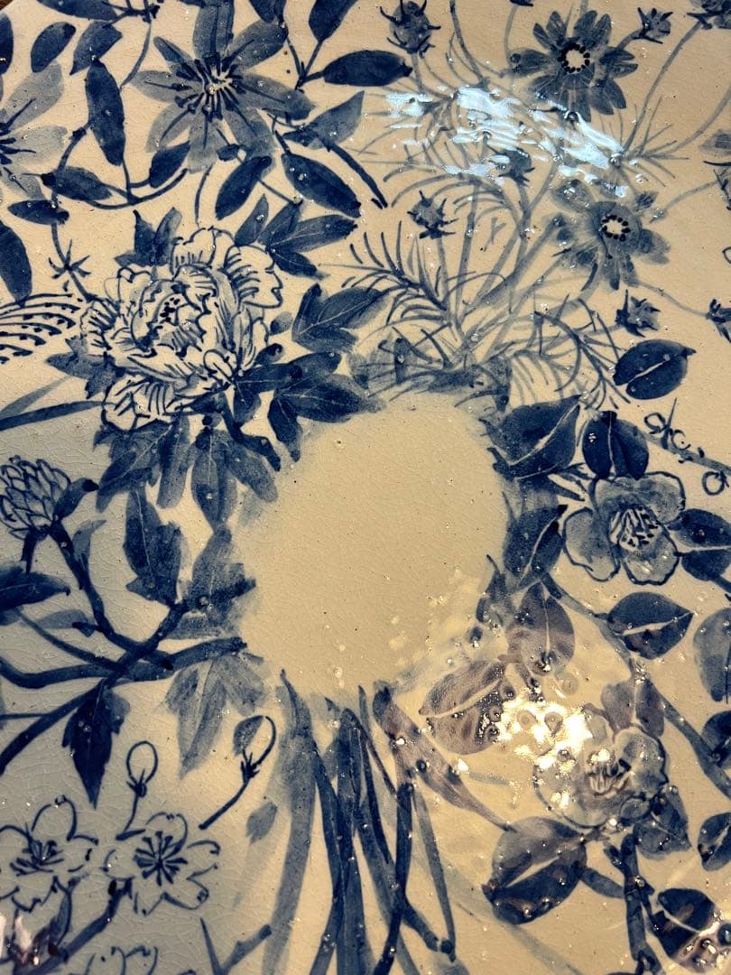 信楽　壺九郎大皿　42㎝×52㎝