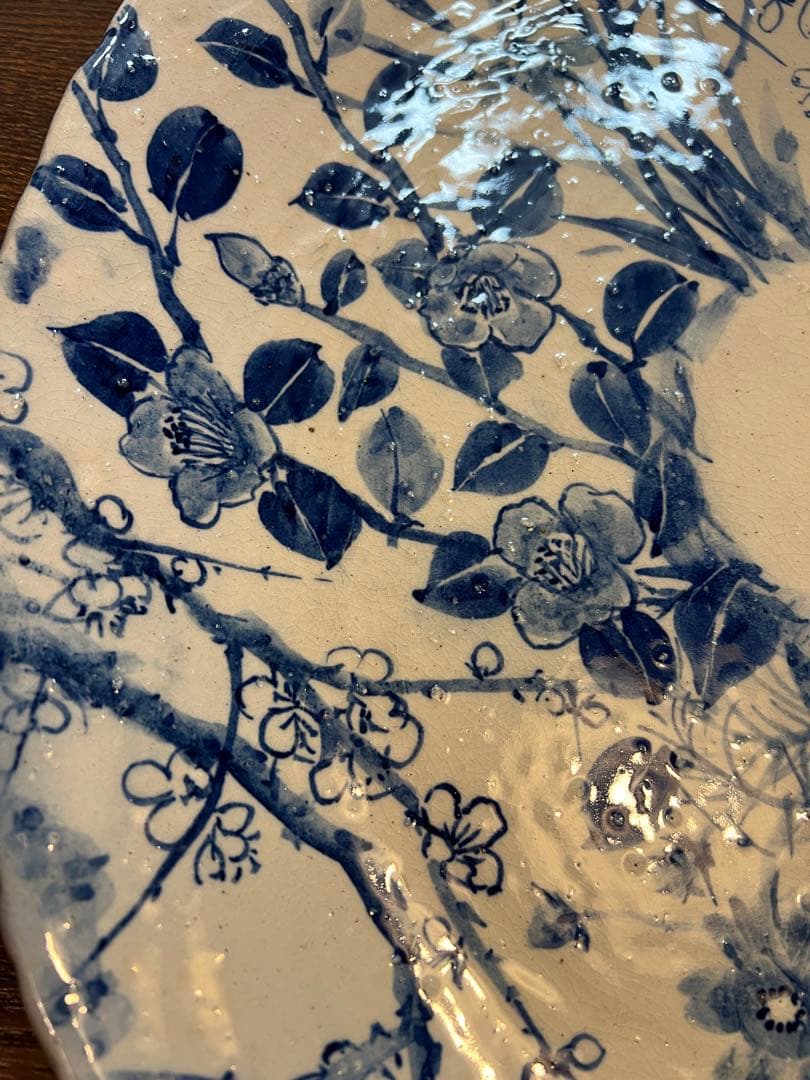 信楽　壺九郎大皿　42㎝×52㎝