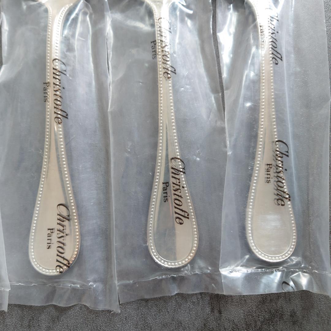 クリストフル パール 未開封 スタンダードスプーン 6点