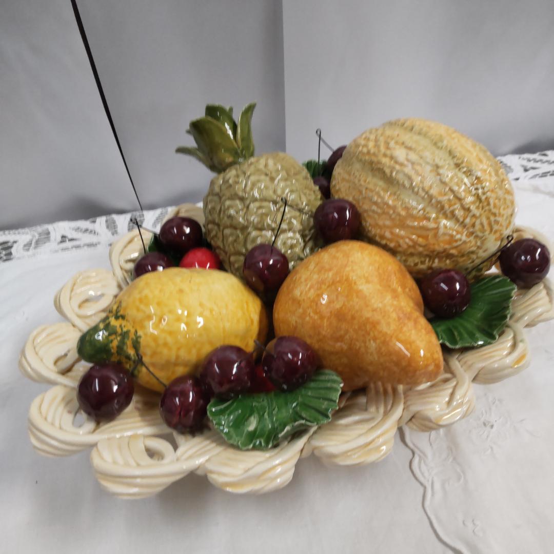 イタリア製　飾りもの　置き物　新品　インテリア　果実