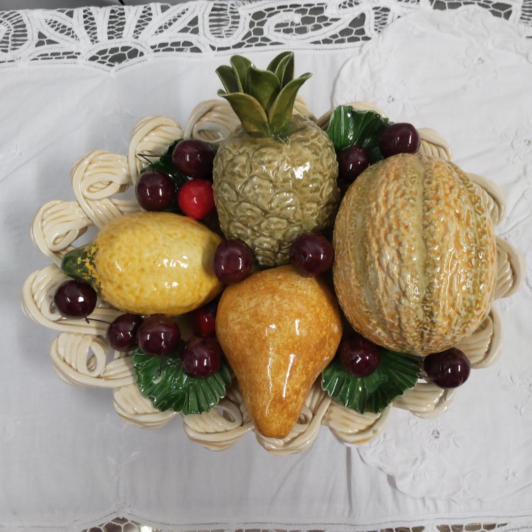 イタリア製　飾りもの　置き物　新品　インテリア　果実