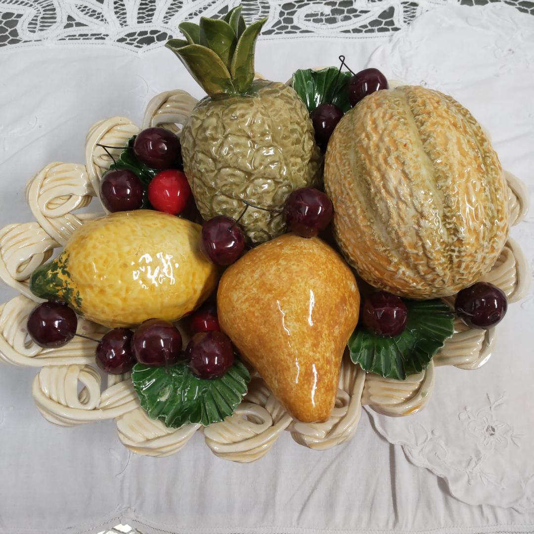 イタリア製　飾りもの　置き物　新品　インテリア　果実