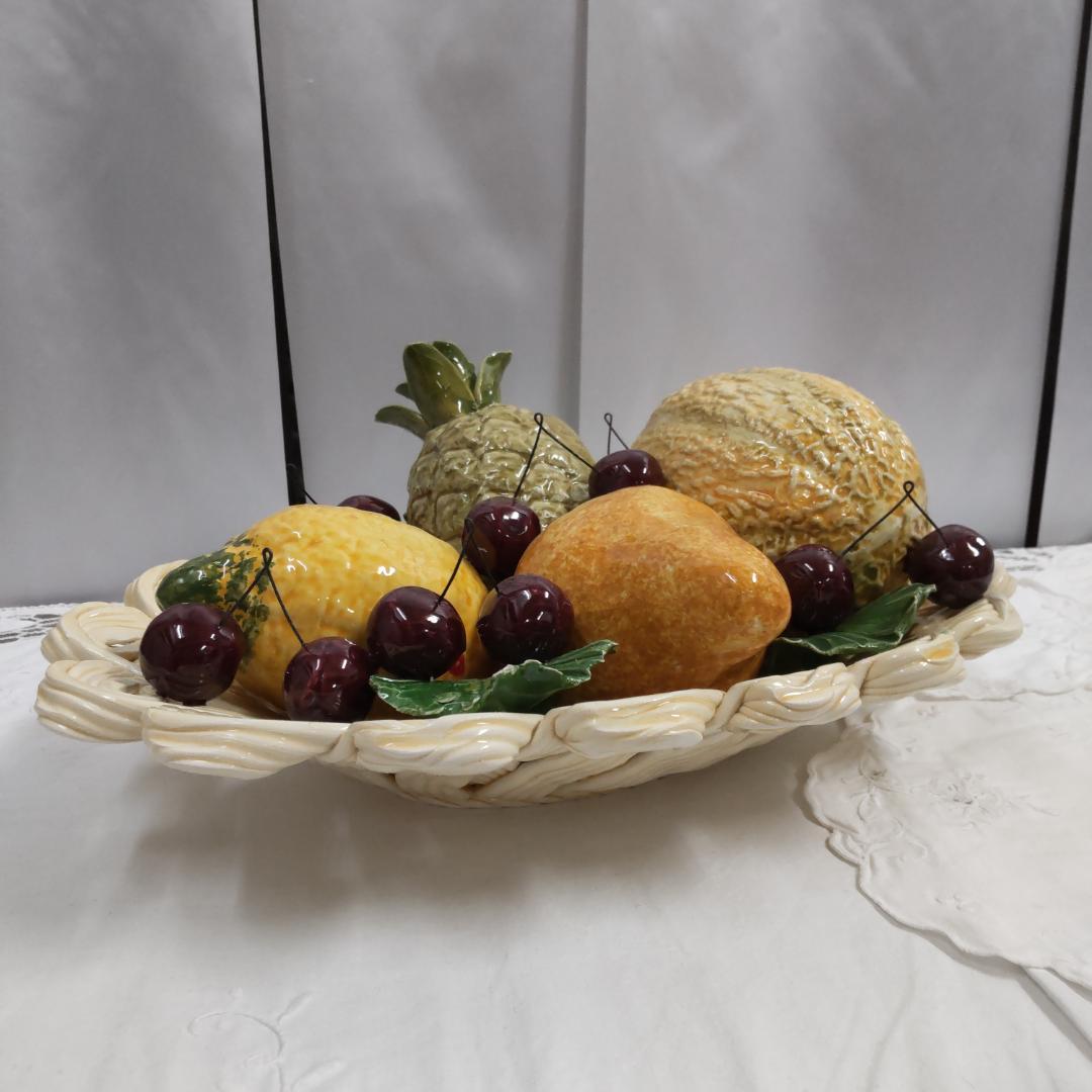 イタリア製　飾りもの　置き物　新品　インテリア　果実