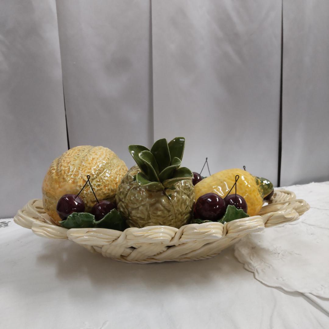 イタリア製　飾りもの　置き物　新品　インテリア　果実