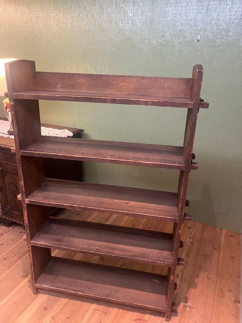 楔棚 昭和レトロ 当時物 ラック インテリア