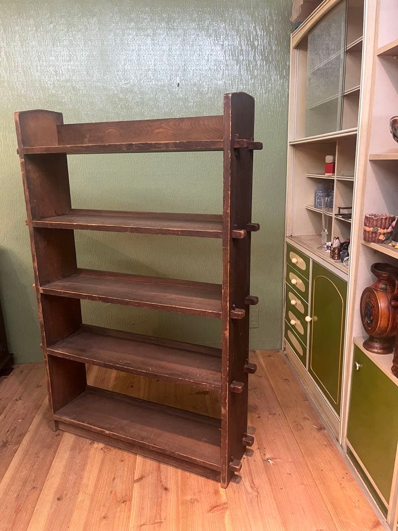楔棚 昭和レトロ 当時物 ラック インテリア