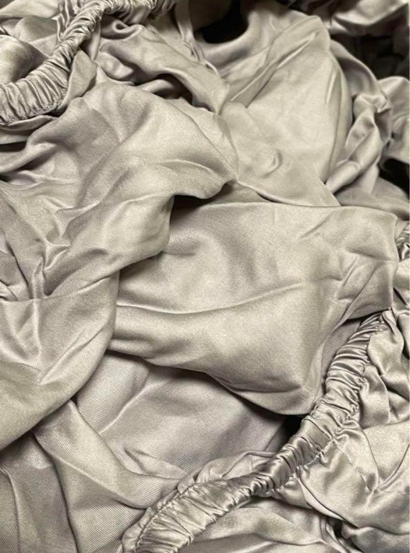 LINENWALAS キングサイズ シーツ 180 X 200 CM レーヨン