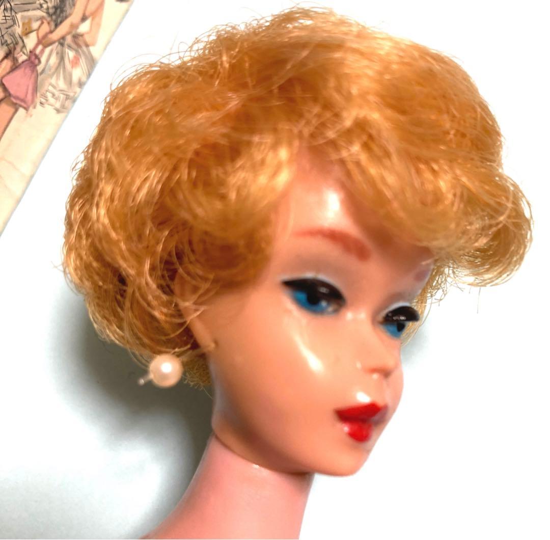 バービー　ヴィンテージ　1961 バブルカット　オイリーフェイス　箱他付　レア