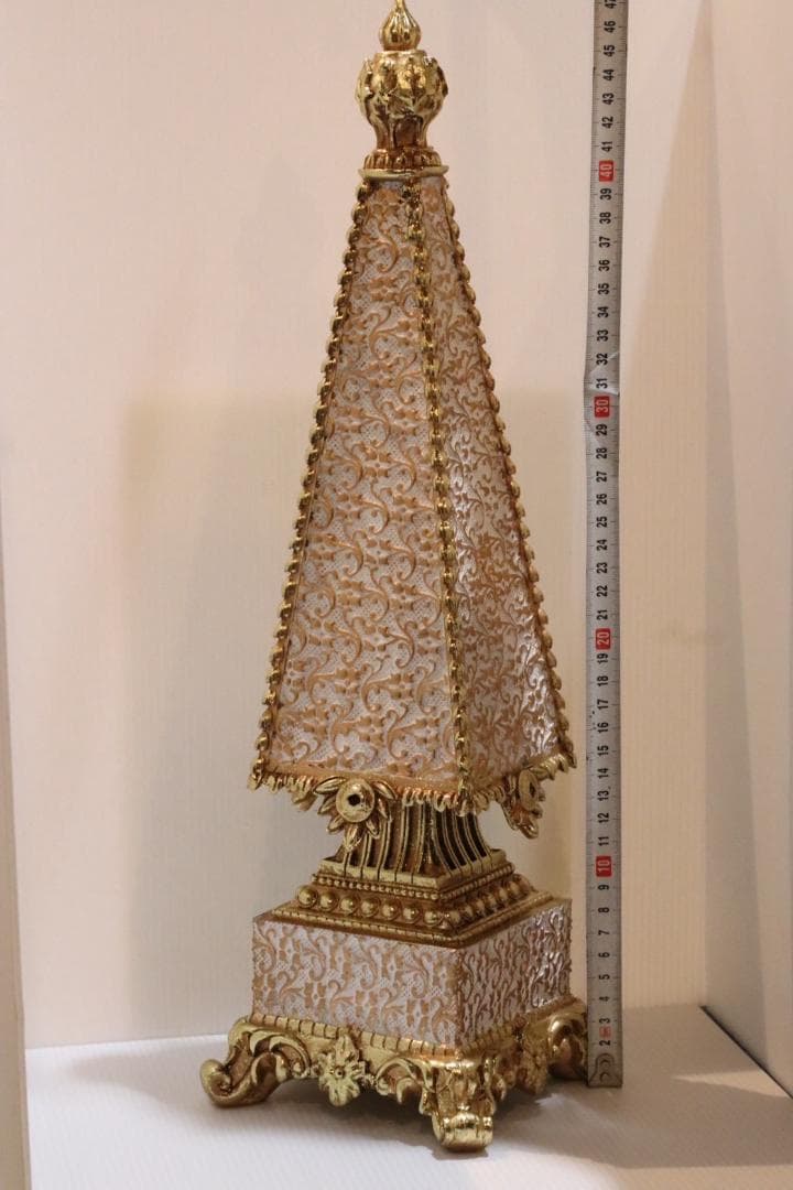 ツリーオブジェ　ホワイトゴールド