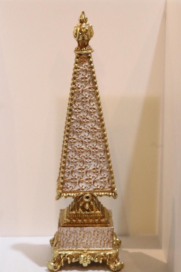 ツリーオブジェ　ホワイトゴールド