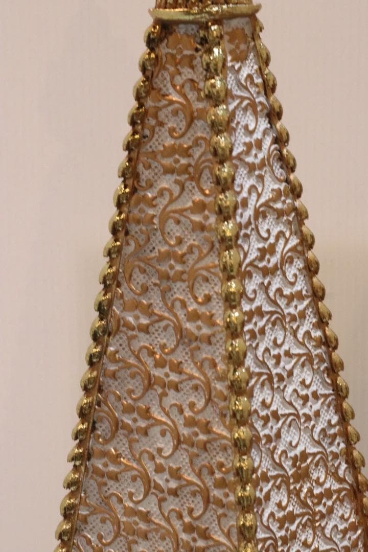 ツリーオブジェ　ホワイトゴールド