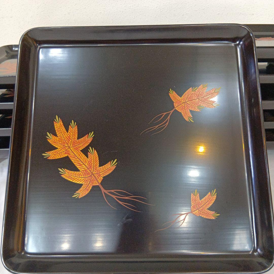 値下げ輪島塗　時代物　蒔絵二ノ膳10客　　 共箱