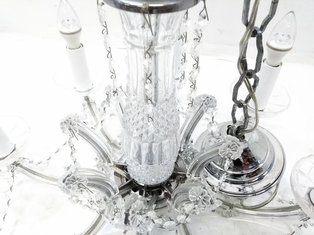 定価40万 大塚家具 シャンデリア ARL-2930N/8CR 照明 8灯 ★