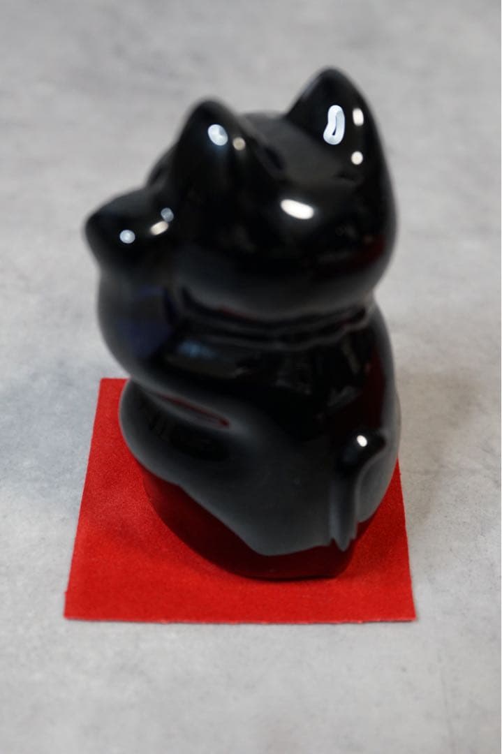 BACCARAT バカラ　招き猫 ブルー