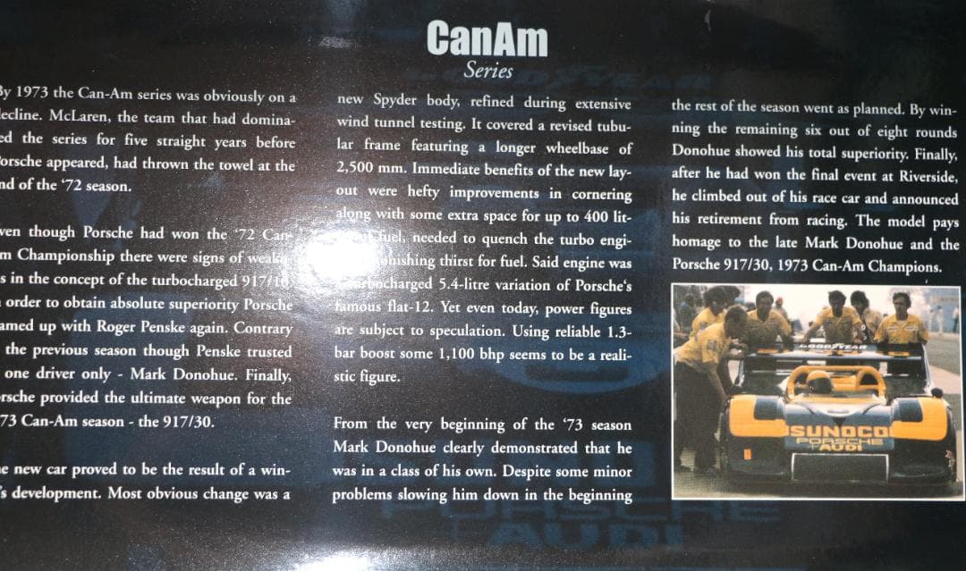 ミニチャンプス製 ポルシェ917／30 1973年カンナム