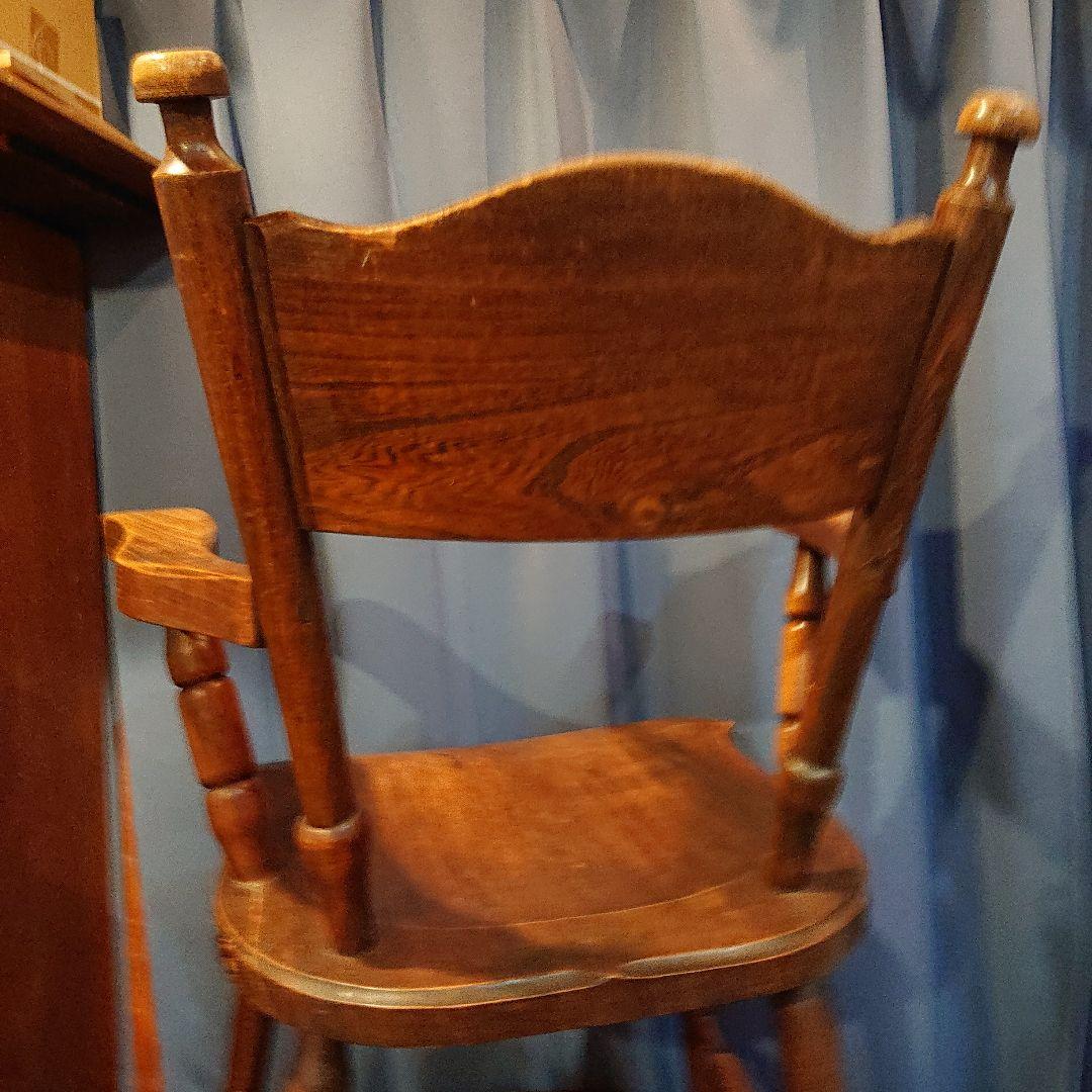 木製アームチェア1脚